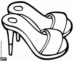 Sandals coloring page to color, print or download. Fashion For Women Coloring Pages Printable Games