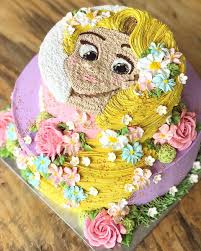 Rapunzel Rapunzelhair Rapunzelcake Buttercreamcakes Bandung Bandungjuara Bandungcake Cake Cakeblog Cakebandung Theca Special Cake Cake Birthday Cake