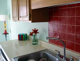 You'll find that glass tiles are available in mosaics, subway tiles and small format decorative pieces. Red Tiles For Kitchen Backsplash Rumah Joglo Limasan Work