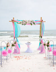 Pink And Aqua Blue Beach Wedding Beach Wedding Inspiration Beach Wedding Planner Dream Beach Wedding