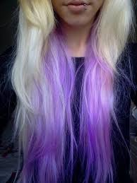 Blonde Hair With Purple Oops Last Time I Pinned It Accidentally Went To My Wedding Board Oops Hair Styles Dyed Hair Purple Hair