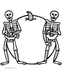 Earlier, most skeletons were discovered in the form of fossils. Free Halloween Coloring Sheets Skeleton Coloring Pages Halloween Coloring Pages Halloween Coloring Sheets