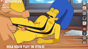 Marge Simpson Piernas Abiertas Creampie Vaginal - Hole House