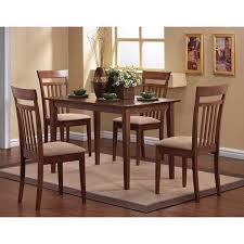 Coaster Company Oakdale Nutmeg 5 Piece Dinette Set Walmart Com In 2020 Round Dining Table Sets Dining Room Sets Dining Table Setting