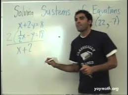 Solving systems of equations (2variables) ws 3. Algebra 2 Solving Systems Of Equations Youtube