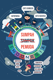 Sumpah Pemuda Flat Design Desain Pamflet Desain Poster Seni