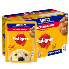 Pedigree Adult Wet Dog Food, Chicken & Liver Chunks in Gravy, 70 g (Pack of  15), Complete & Balanced Meal for Adult Dogs : Amazon.in: Pet Supplies