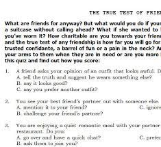 Ünite friendship yeni nesil test soruları pdf i̇ndir dokümanları siteye 8. A True Test Of Friendship