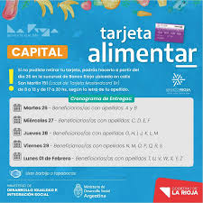 En la documentación que se emite con la tarjeta alimentar figura un teléfono impreso. Donde Y Cuando Se Debe Retirar La Tarjeta Alimentar Prensa Banco Rioja