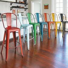 Distressed Metal Bar Stool With Back Vintage Bar Stools Kitchen Bar Stools Kitchen Bar Stools Diy