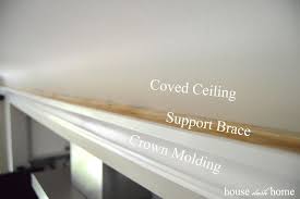 House Dash Home Adding Crown Molding To Coved Ceilings Crown Molding Ceiling Molding