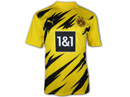 Das logo zeigt einen schwarzfarbigen adler, der über einem fußball steht, mit einer österreich flagge auf der brust. Puma Borussia Dortmund Heim Trikot 20 21 Don Pallone