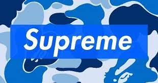 Full hd 1080p wallpapers desktop backgrounds hd. Bape Blue Supreme Wallpaper