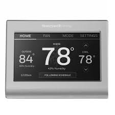 It's as simple as removing the old unit from the wall, mounting the new plate one drawback to choosing the honeywell wifi thermostat over the nest or ecobee is the lack of data. Honeywell Rth9585wf1004 Wi Fi Smart Color 7 Day Programmable Thermostat Honeywell Store