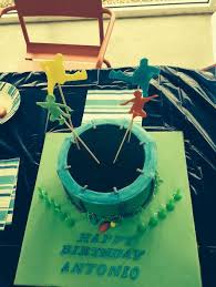 Trampoline Birthday Cake Party Trampoline Cake Cake Cupcake Cakes