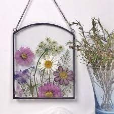 Bulk pressed glass photo frames instantly elevate your prints and special momentos with these simply modern pressed glass frames. Mothers Day Gift Pressed Flower Frame Herbarium Flower Arrangement Botanical Wall Hanging In Floa In 2021 Pressed Flowers Frame Flower Frame Pressed Flower Art