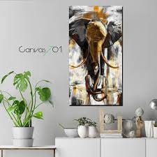 Ki̇şi̇ye özel | ahşap duvar pano tablo yatay kesim. Fil Ve Kadin Yagli Boya Kanvas Tablo Canvas701 Kisiye Ozel Kanvas Tablolar Ucretsiz Kargo