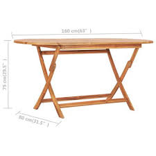 Please note that wood is a natural product. Vidaxl 7 Piece Folding Outdoor Dining Set Solid Teak Wood Vidaxl Com