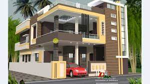 On the right side of this living hall, there is a staircase block provided for vertical circulation towards the next floor. 35 X 60 Ft Home Front Design 2 Floor With Plan Youtube