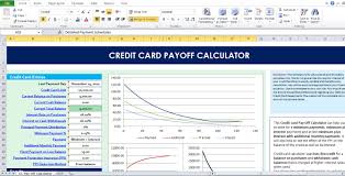 Credit Card Payoff Calculator Excel Template Excel Tmp
