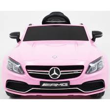 Mercedes Voiture Enfant C63 Rose Livraison Gratuite