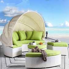 Shop patio furniture at amazon. Outdoor Rattan Daybed With Canopy Outdoor Furniture Sun Lougner Sunbed For Patio Poolside Beach Buy Cheap In An Online Store With Delivery Price Comparison Specifications Photos And Customer Reviews