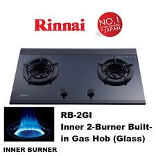 A user left a combustible item near please keep a sufficient distance between a tabletop gas stove and a wall. Rinnai 2 Inner Burner Build In Gas Hob 3 5kw Rb 2gi Shopee Malaysia