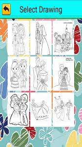 Simply click to download the design that you would like to color.when you are done, we'd love to see your finished work. Bride And Groom Coloring Pages For Adult For Android Apk Download