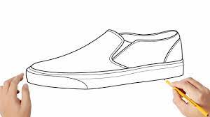If you have a shoe tree you should put it in to keep the shape of the shoes. How To Draw A Slip On Shoe Easy Drawings Youtube