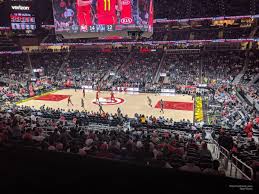 Official stadium of the nfl atlanta falcons and mls atlanta united. Section 107 At State Farm Arena Atlanta Hawks Rateyourseats Com