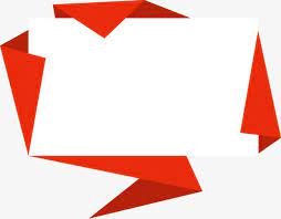 Frame Origami Red Decorative Border Text Box Title Origami Vector Decorativ Graphic Design Background Templates Banner Template Design Background Design Vector