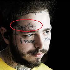 Post malone face tattoo 2021. 11 Of Post Malone Face Tattoos From Post Malone