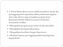 Selamat melihat </b> <b>visi & misi bendahara: Rohis Darul Ilmi Sma Negeri 1 Linggang Bigung Ppt Download