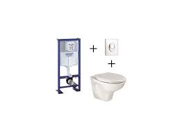 Pack wc suspendu grohe solido 3 4 5 a 6 9 l. Wc Grohe Achat Vente De Wc Pas Cher