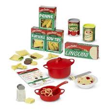 Melissa Doug Set Preparer Et Servir Les Pates Melissa Doug Jeu Alimentaire Jouets Nourriture Gadget Cuisine