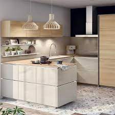 cocoon attitude relooking cuisine rustique idee deco cuisine ouverte cuisine creme et bois