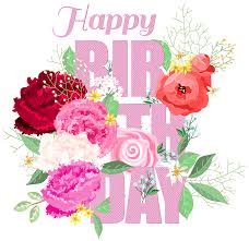 Https Gallery Yopriceville Com Free Clipart Pictures Happy Birthday Png Happy Birthday With Flowers Happy Birthday Candles Flower Clipart Happy Birthday Png