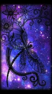 Black And Purple Dragonfly Pin By Lorianne White On Butterfly Dragonfly Art Butterfly Art Purple