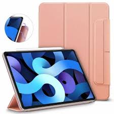 Ipad Air 4 Case With Pencil Holder 2020 Rose Gold Magnetic Smart Cover Ipad Air Case Rose Gold Ipad Ipad Air
