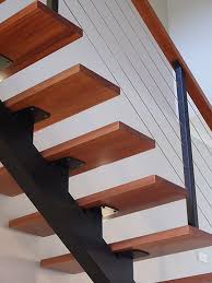 Simple Floating Steps Concrete Stairs Metal Stairs Stairs