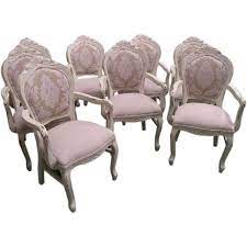 Vintage 1960 S French Country Dining Chairs Set Of 8 1stdibs Com French Country Dining Chairs Antique Dining Room Chairs Farmhouse Dining Chairs