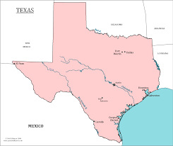 Map Of Texas Major Cities States And Capitals Texas State Map Texas Map Laredo Mexico