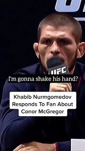 Khabib Nurmagomedov Fan Interaction: To Shake Conor McGregor's Hand After  Fight?