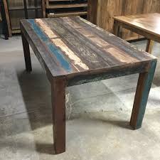 Emmerson reclaimed wood dining table. Barn Wood Furniture Wild Country Fine Arts
