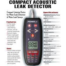 The advanced microprocessor enables enhancement of the weakest sounds. Fisher Xlt 100 Compact Acoustic Water Leak Detector Shop Features Metaldetector Com