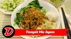 Resep Pangsit Mie Ayam Youtube