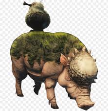 It was added as a special free dlc in summer 2018 (august 2nd) for a final fantasy xiv collaboration event. Mosswine Pork Chops Monster Hunter World Behemoth Png Image With Transparent Background Toppng