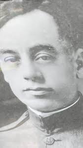 His father's WWI uniform fit him like a glove...