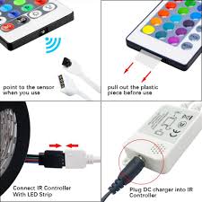 Make sure you strip the plastic off of the wire to expose enough bare wire to make a secure connection. Rgb Led Light Strip Remote Controller App Control Led Light Remote For Weird Tails Minger Daybetter Led Strip Lights Rgb Controlers Aliexpress
