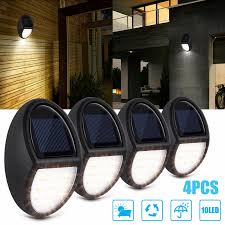 Solar garden lights are the perfect renewable energy option for outdoor lighting. 10 Led Solar Power Road Wall Light Security Outdoor Garden Waterproof Deck Lamp Solar Lamp Solarlamp So Solar Lamp Solar Wall Lights Solar Powered Lights